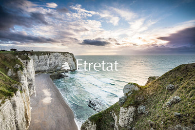フランス・ノルマンディー・エトルタの海岸