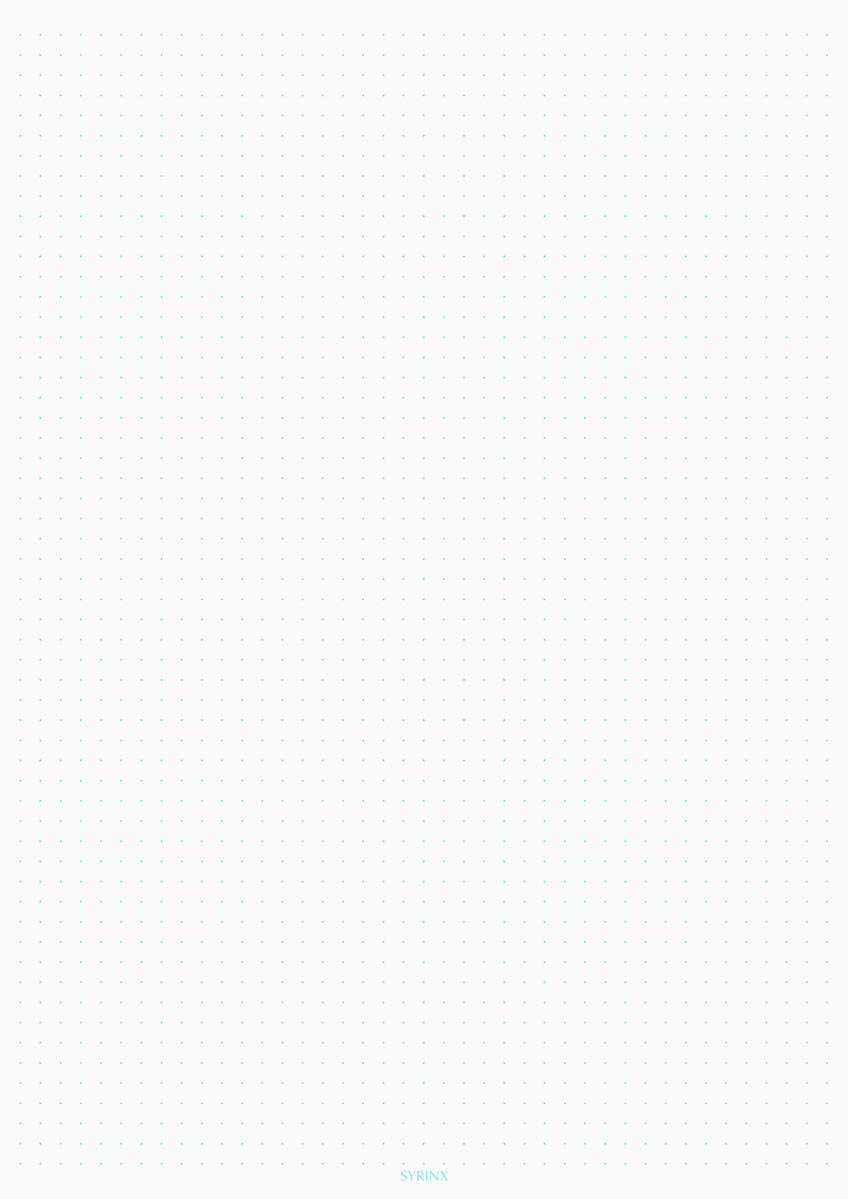 [Free] 5mm Dot Grid Template Light Blue